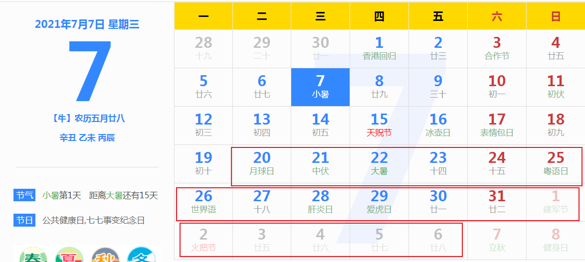 传统文化中的小暑节气,隐藏着丰富的信息